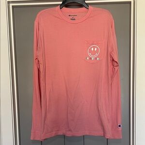Champion Women’s Alabama Crimson Tide Smiley Face Long Sleeve Tee Medium